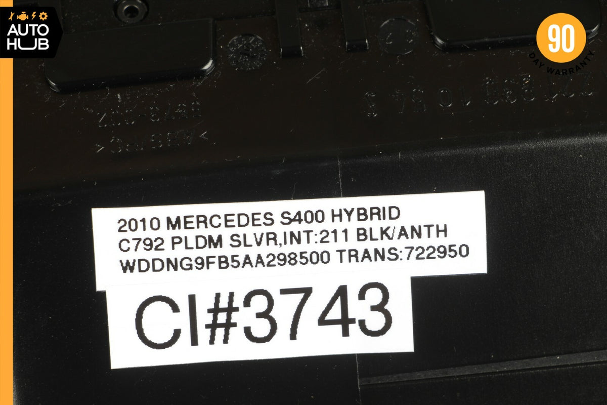 07-14 Mercedes W221 S550 CL550 S450 Rear Center Console AC A/C Air Vent OEM - photo 8