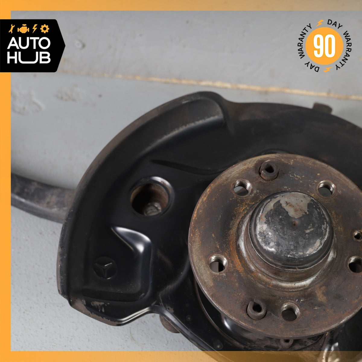 Mercedes W140 300SE Front Left Side Spindle Knuckle Hub OEM - photo 4