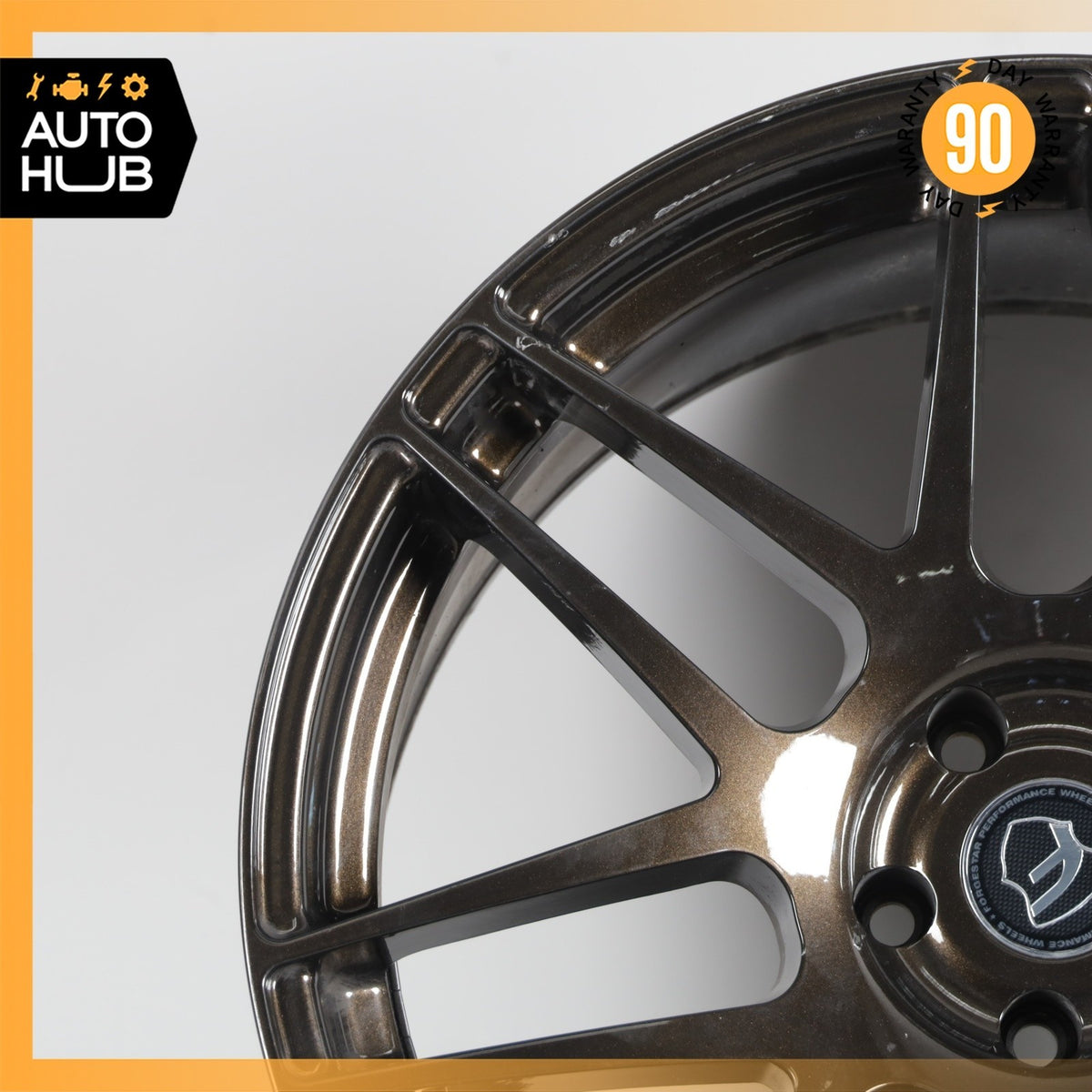 Audi B8.5 S5 A5 9.5 x 20 20" Front Wheel Rim Forgestar F14 Bronze - photo 2