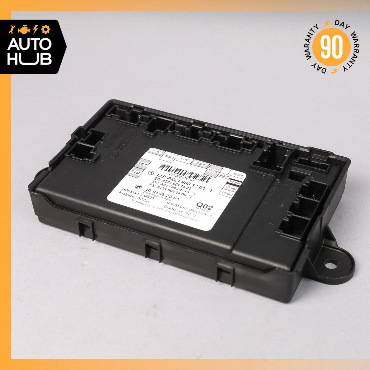 07-13 Mercedes W221 S63 AMG S400 Rear Right or Left Side Door Control Module OEM - photo 1