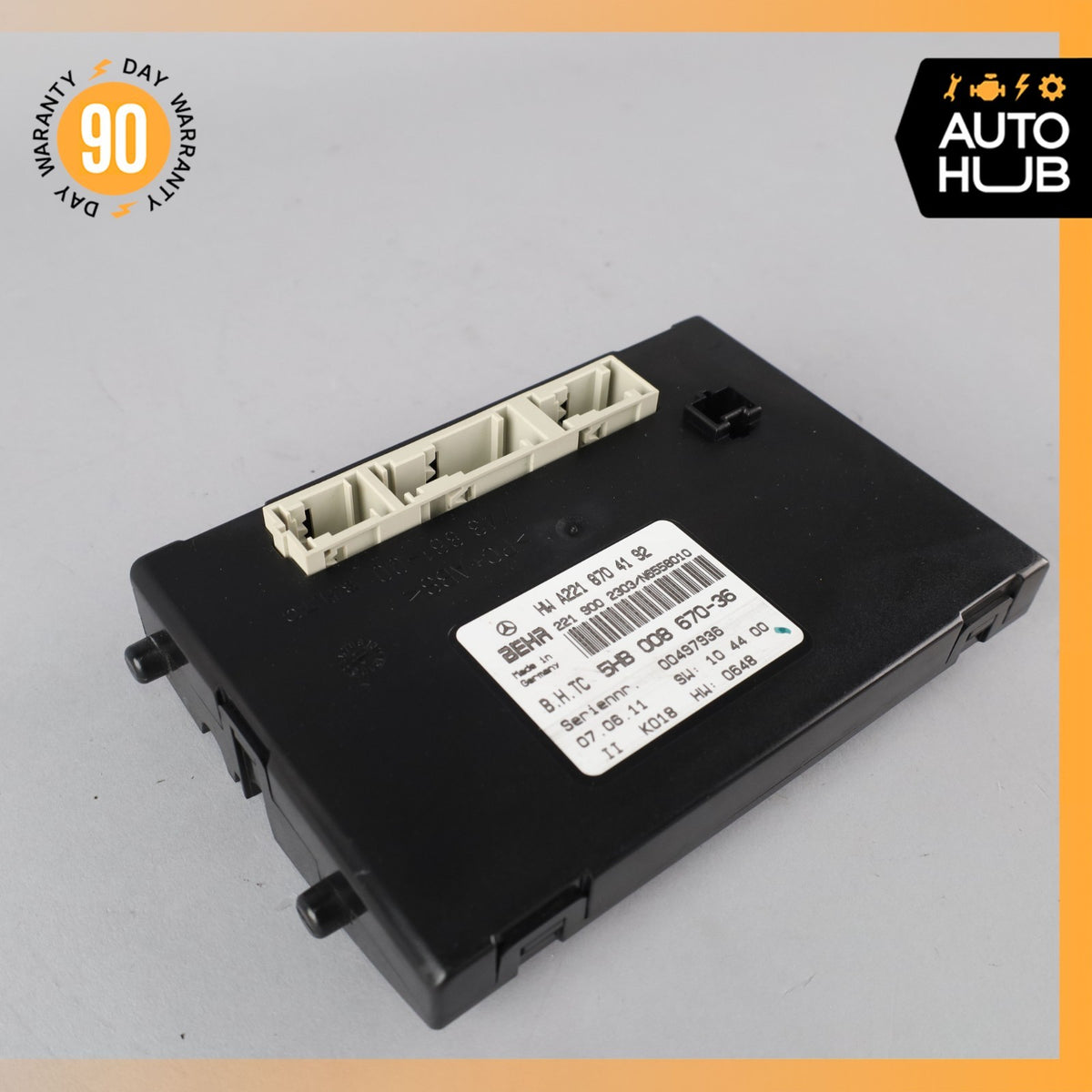 07-14 Mercedes W216 CL550 CL63 S550 AC A/C Heater Control Module 2218704192 OEM - photo 1
