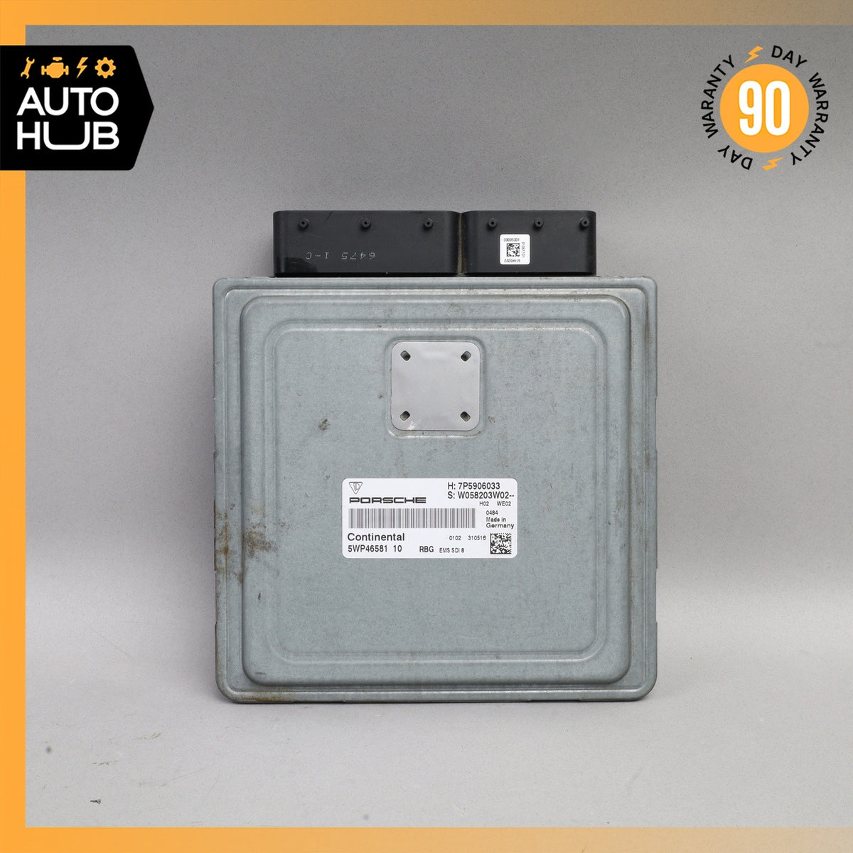 11-14 Porsche Cayenne Turbo 958 4.8L Engine Control Module ECU OEM 92k - photo 8