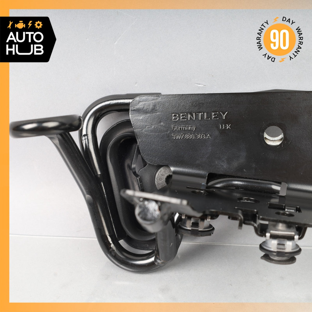 Bentley Continental GTC Cabrio Seat Belt Extender Guide Left 3W7880303A OEM - photo 2