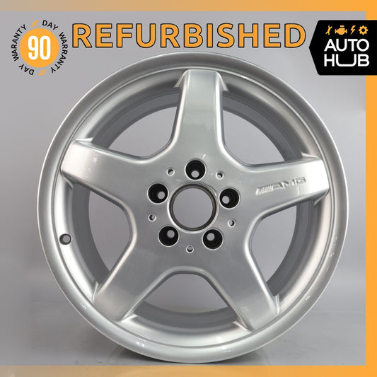 Mercedes W208 CLK430 SLK320 7.5 x 17 17" Front Wheel Rim Chrome 1704011302 OEM - photo 1