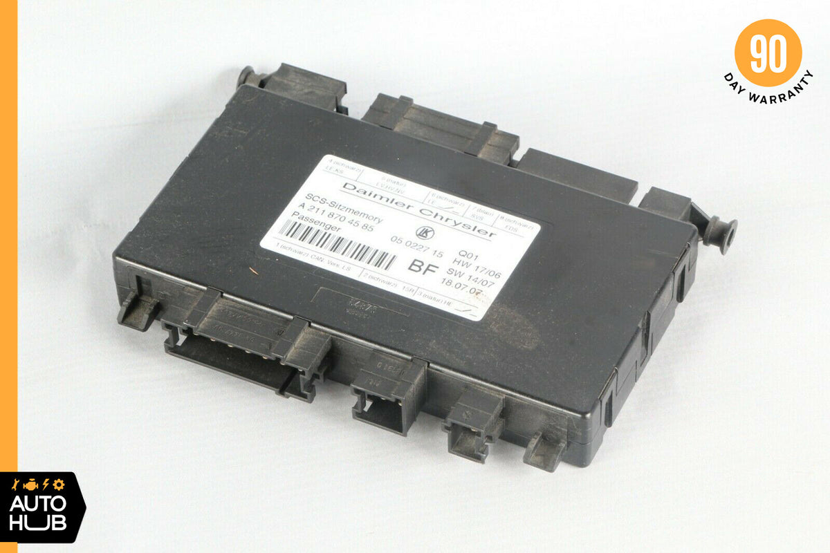 06-09 Mercedes W211 E500 CLS500 Seat Control Module Front Right Passenger OEM - photo 1