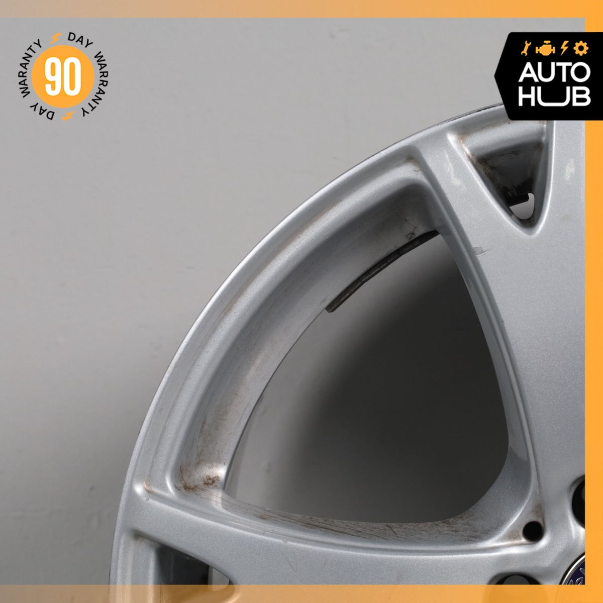 Mercedes W221 S550 CL550 S400 9.5 x 19 19" Rear Wheel Rim Silver 2214015902 OEM - photo 2
