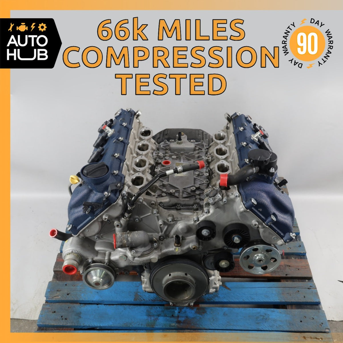 04-16 Maserati GranTurismo M145 4.2L V8 F136U Engine Motor Assembly OEM 66k - photo 1