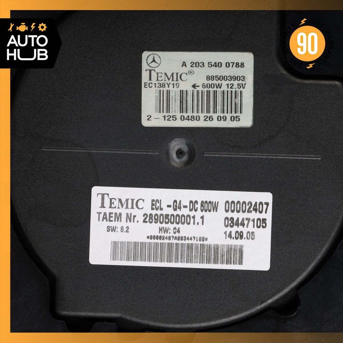 Mercedes W209 CLK350 Engine Motor Cooling Radiator Fan Assembly OEM - photo 20
