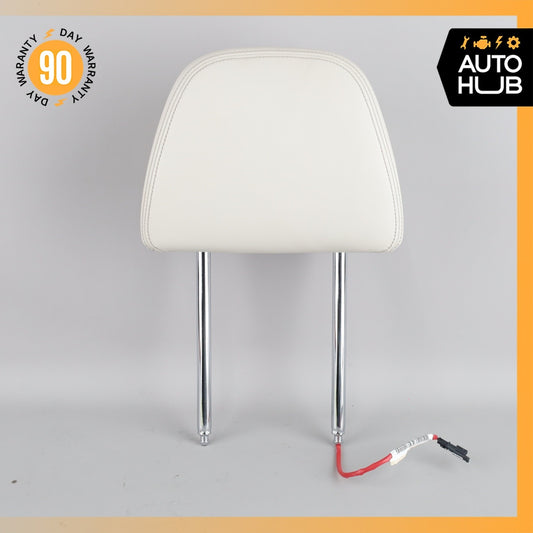BMW G12 750Li Front Left or Right Seat Headrest Head Rest Nappa White OEM - photo 1