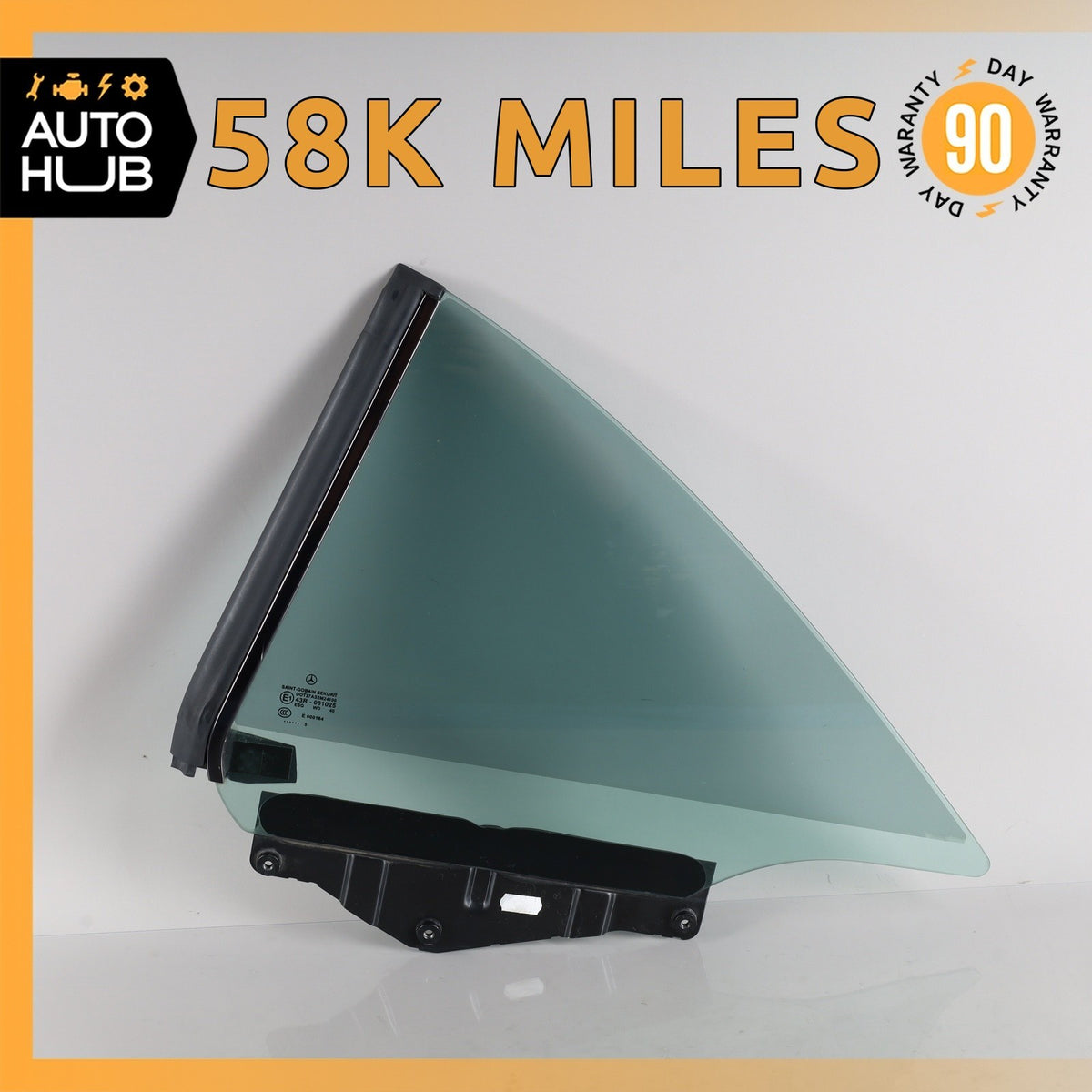 03-12 Mercedes R230 SL500 SL55 AMG Rear Left Side Quarter Window Glass OEM - photo 1