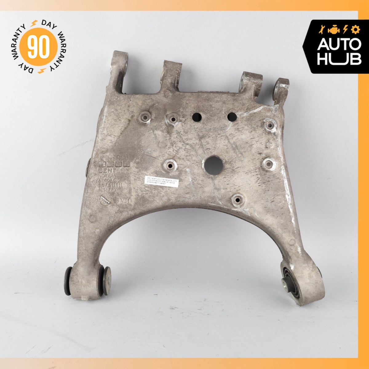 07-11 Bentley Continental GTC Rear Left Driver Side Lower Control Arm OEM 60k - photo 2