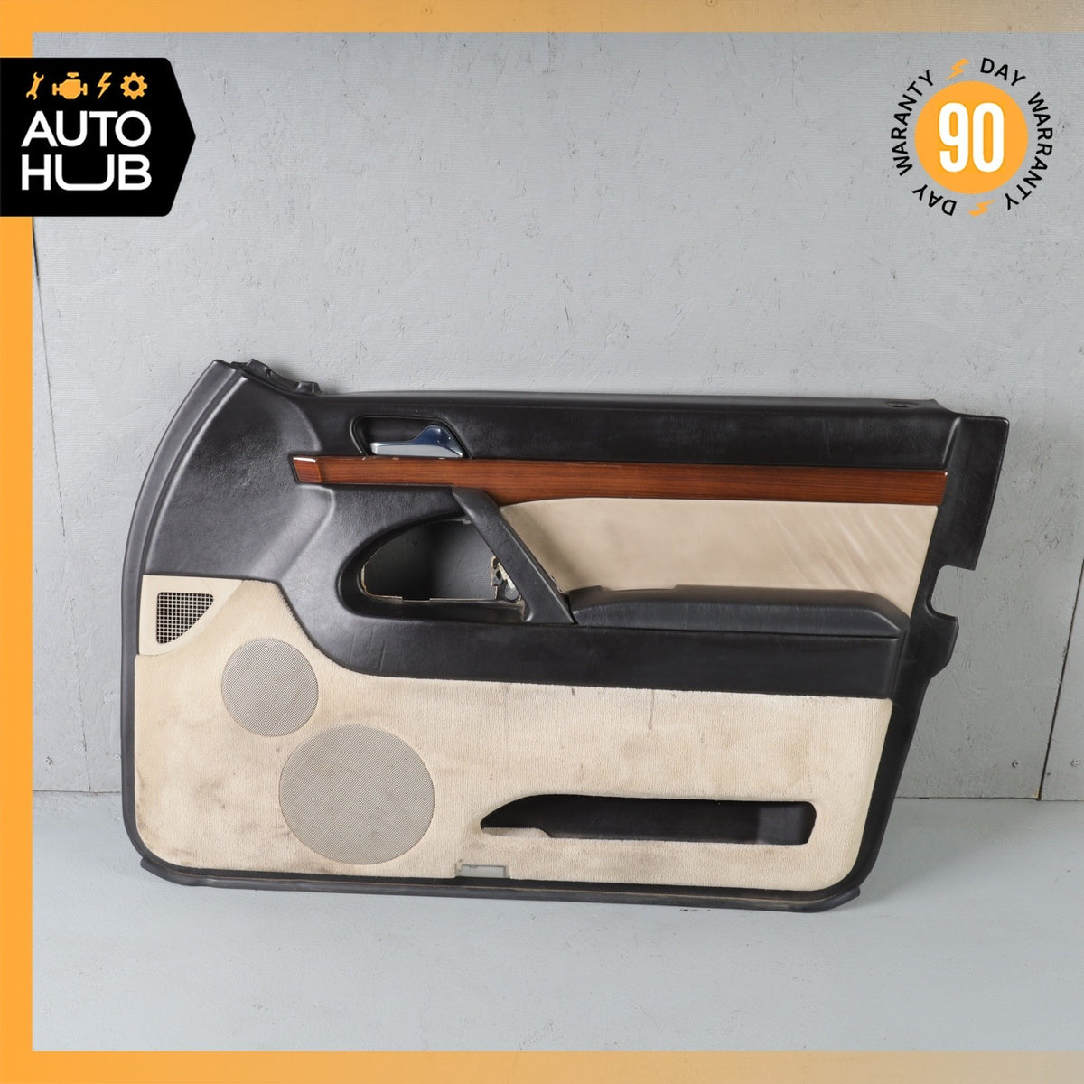 92-94 Mercedes W140 300SE S500 Front Right Side Interior Door Panel OEM - photo 1