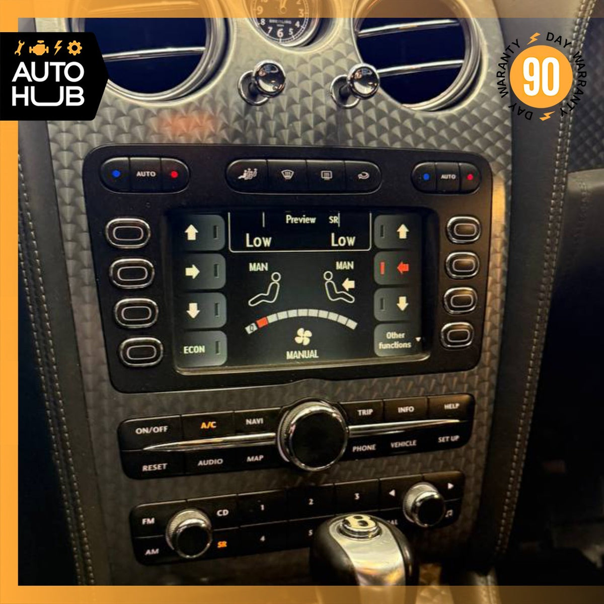 08-09 Bentley Continental GT GTC Command Head Unit Navigation Radio OEM 87k - photo 2