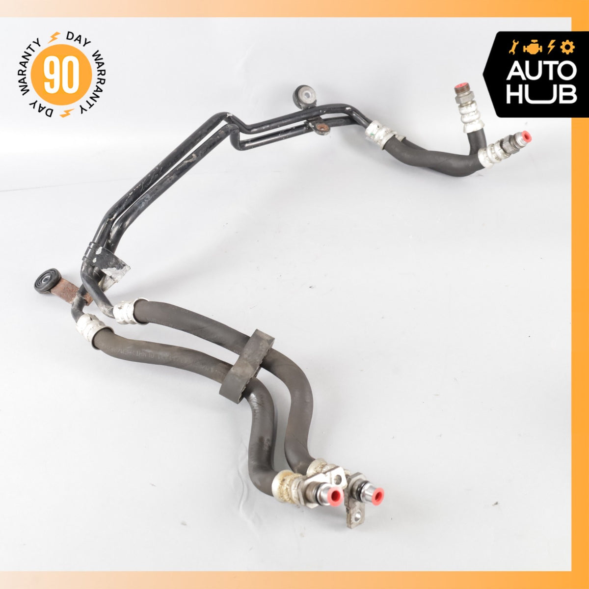 03-13 Bentley Flying Spur Left & Right Transmission Oil Cooler Line Set OEM - photo 7