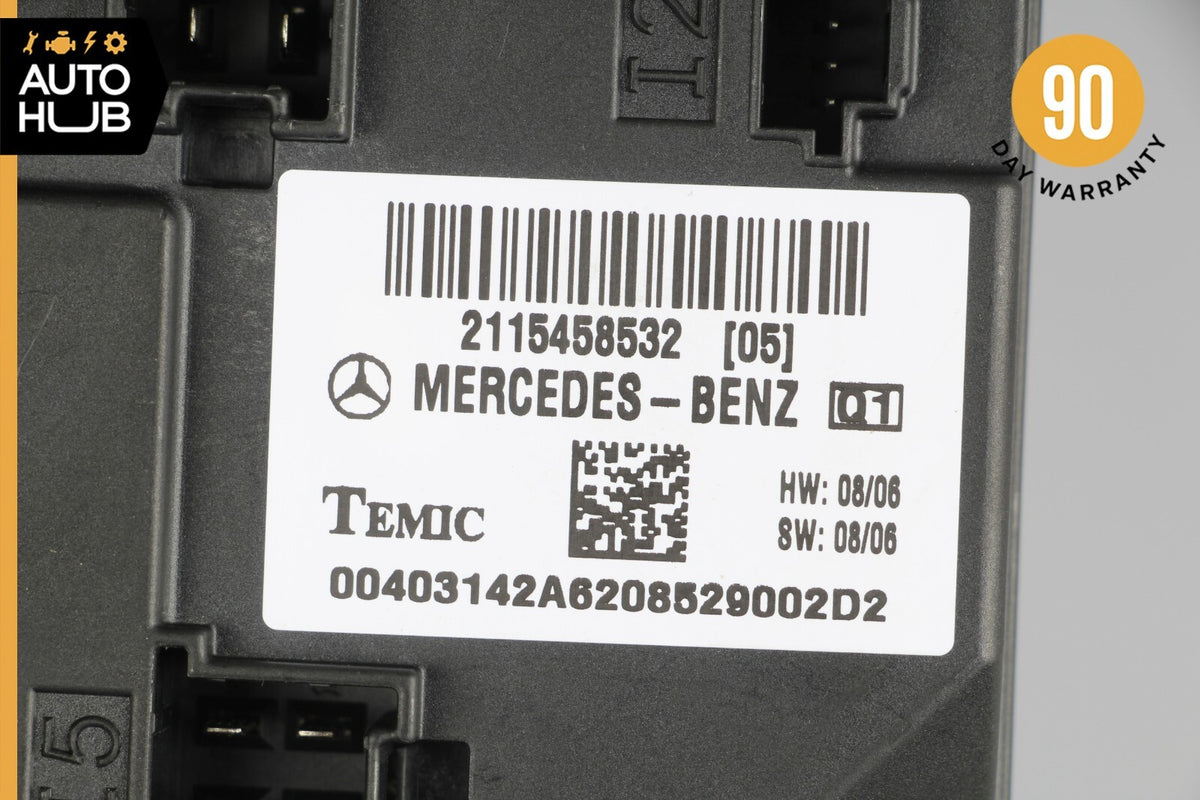 03-11 Mercedes W211 E350 CLS550 CLS63 Body Control Module BCM 2115458532 OEM - photo 11