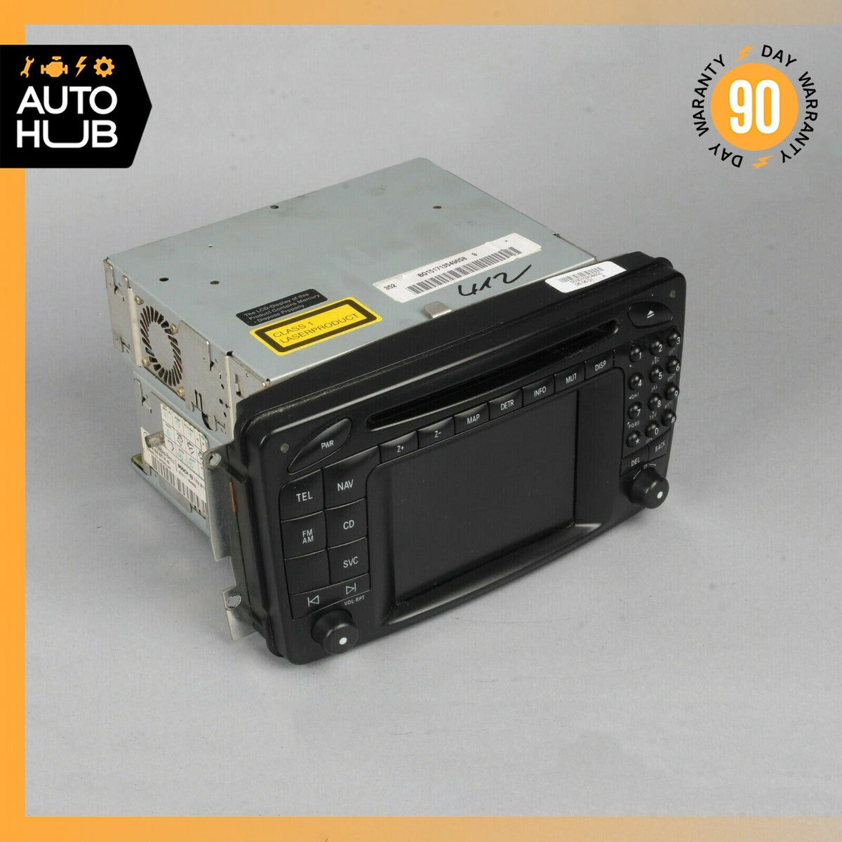 01-04 Mercedes W209 CLK55 AMG C320 Command Head Unit Navigation Radio CD OEM - photo 2