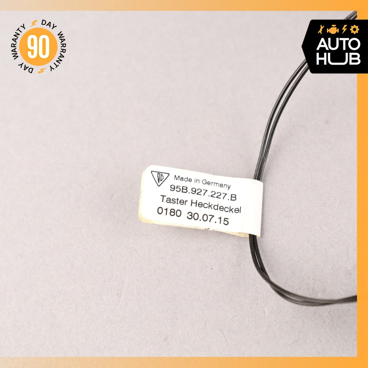 Porsche Macan 95B S Trunk Lock Open Button Switch 95B927227B OEM 74k - photo 8