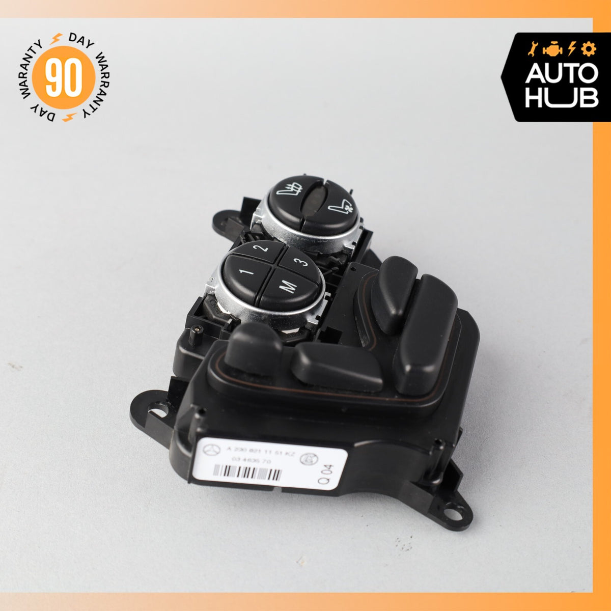 03-08 Mercedes R230 SL500 SL55 AMG Switch Control Module Left Side Seat OEM - photo 12