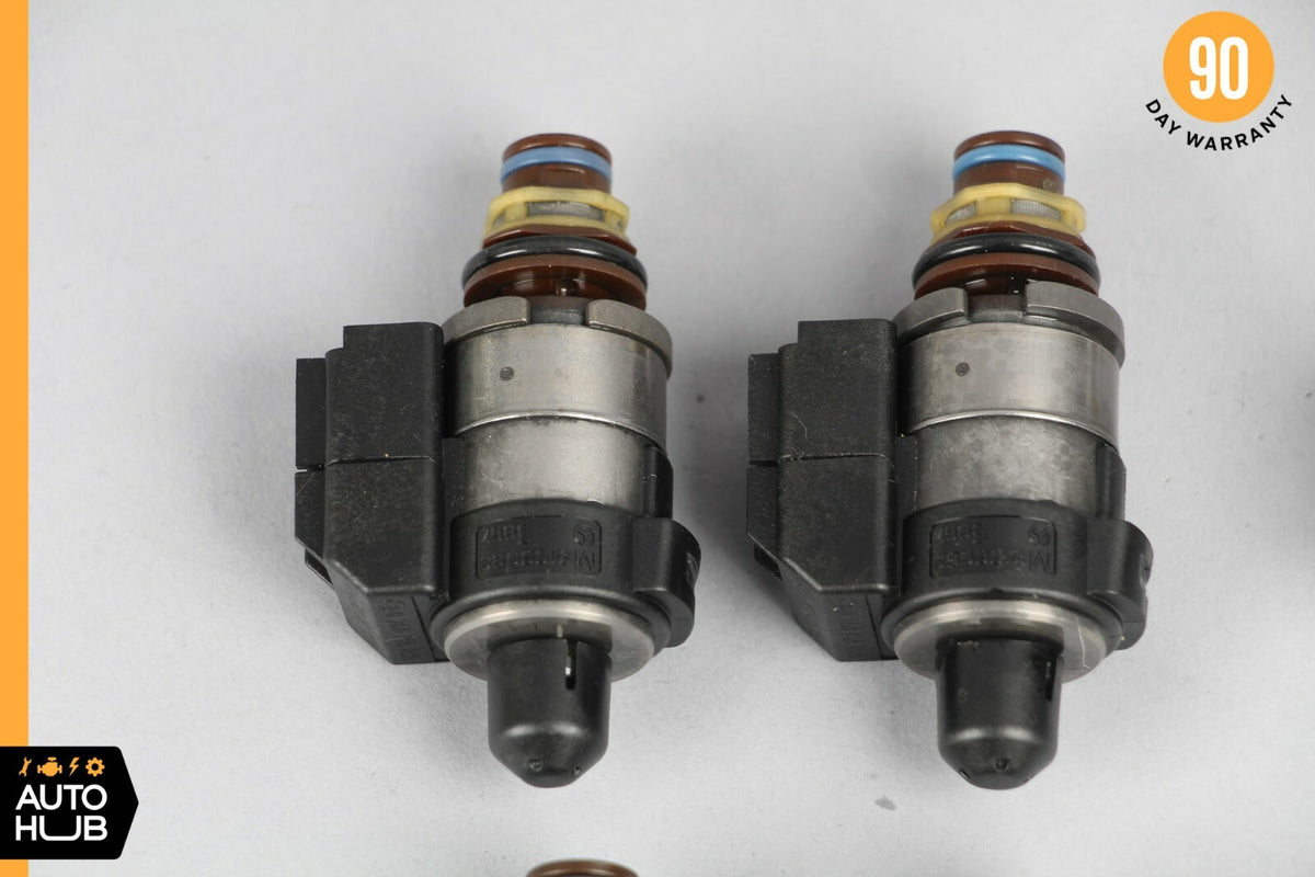 Mercedes S500 CL550 722.9 Transmission Solenoid Valve Blue & Black Caps Set of 8 - photo 4