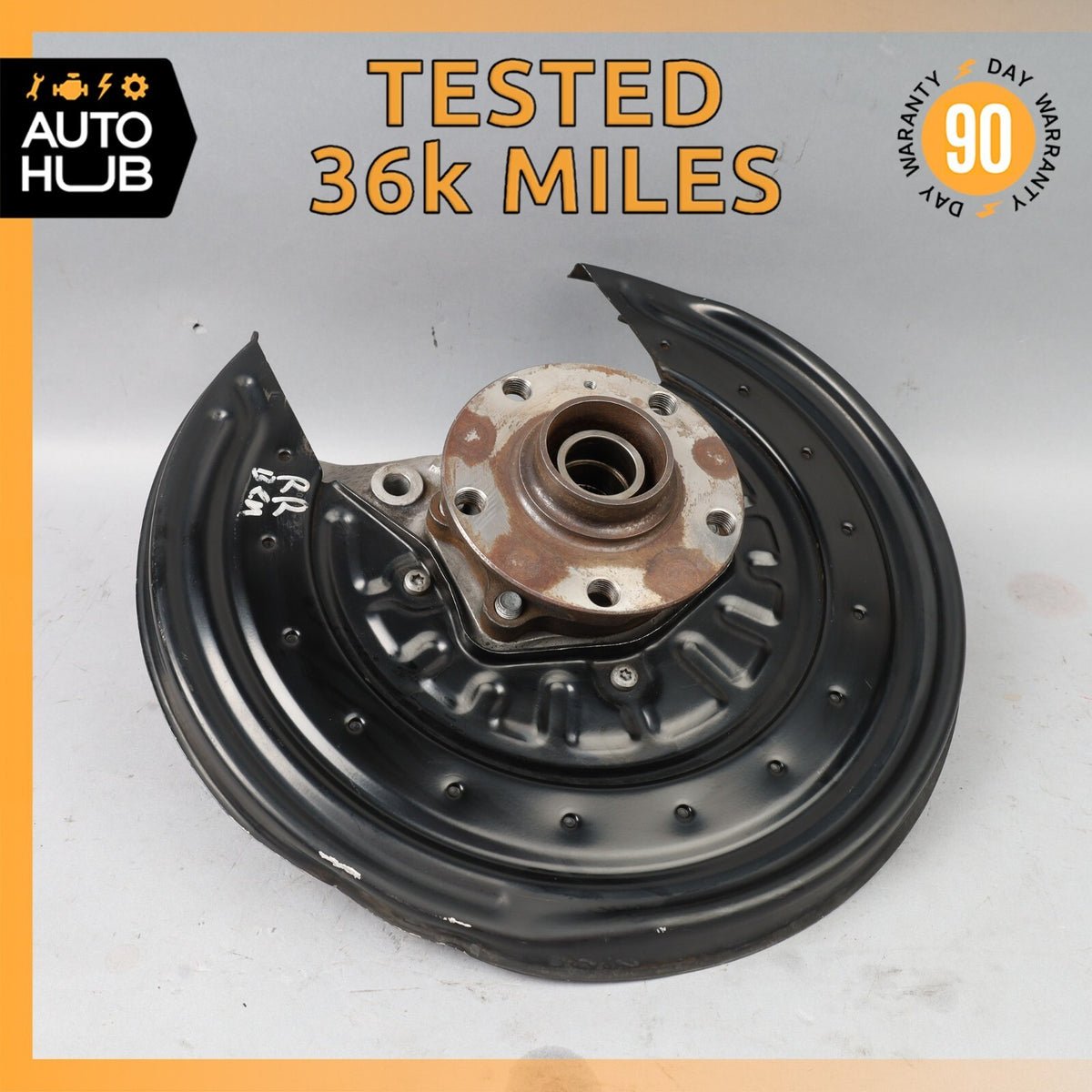 03-13 Bentley Continental GT Rear Right Side Spindle Knuckle Hub OEM 36k - photo 1