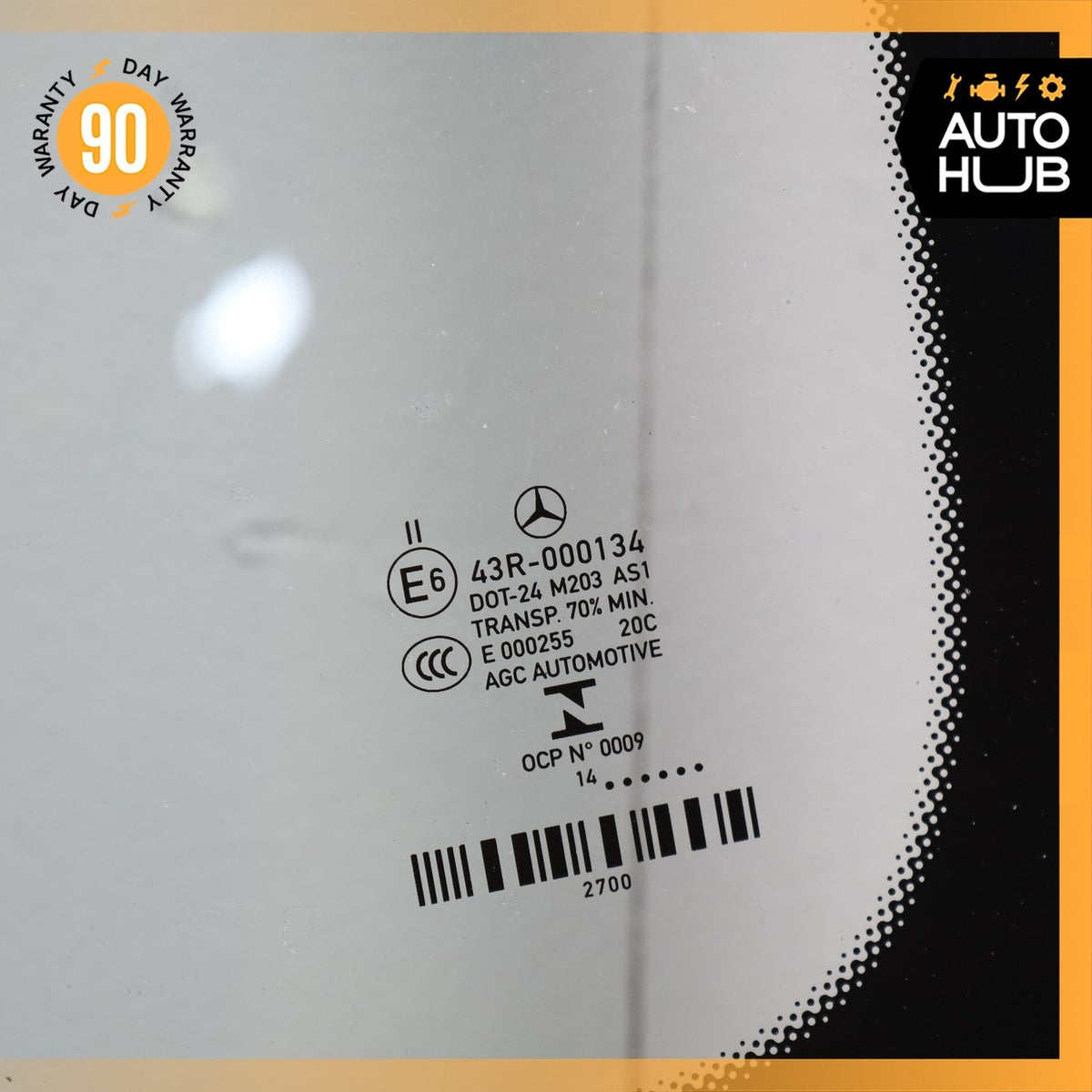 10-15 Mercedes W204 C250 E350 Coupe Front Windshield Window Glass OEM - photo 8