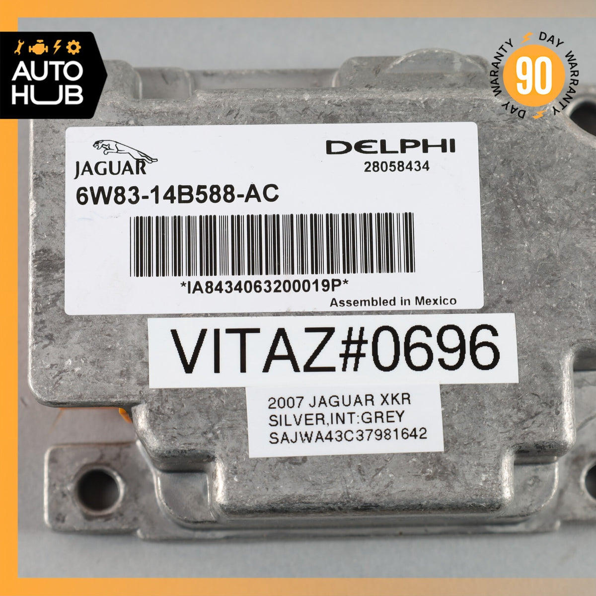 2007 Jaguar X150 XKR Adaptive Cruise Control Module Unit 6W8314B588AC OEM - photo 7