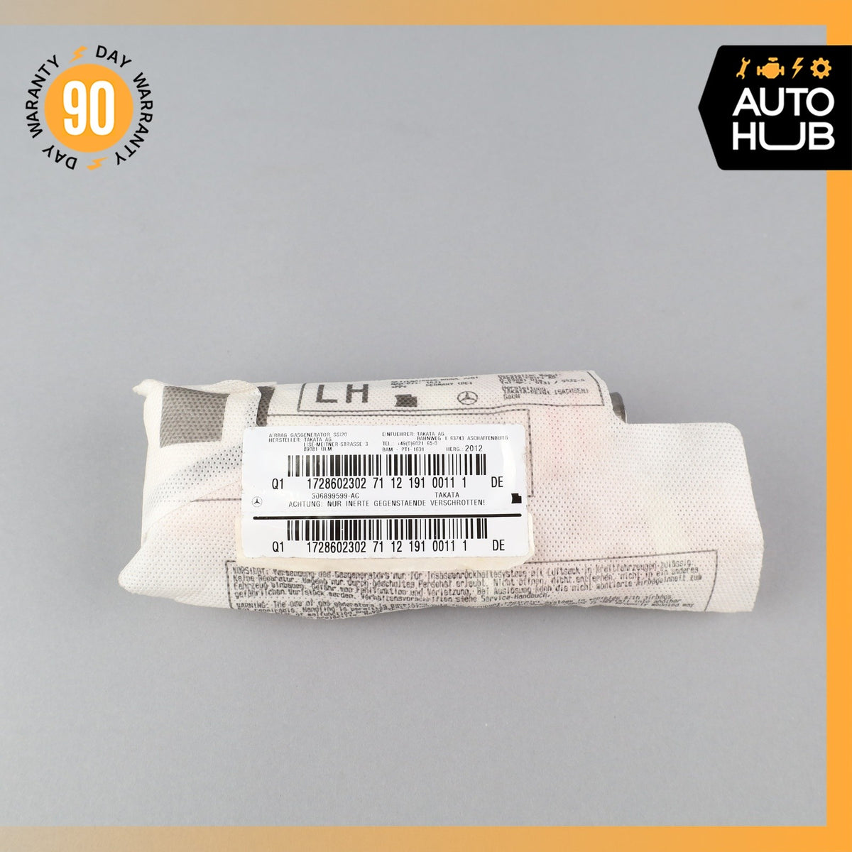 12-20 Mercedes R172 SLK250 SLC300 Front Left Seat Side Airbag Air Bag OEM 75k - photo 3