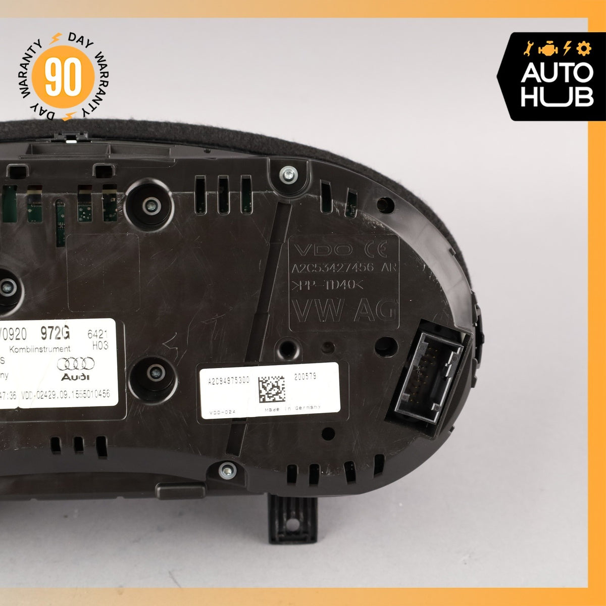 2016 Audi 8V A3 E-Tron Instrument Cluster Speedometer 8V0920972G OEM 94k - photo 10
