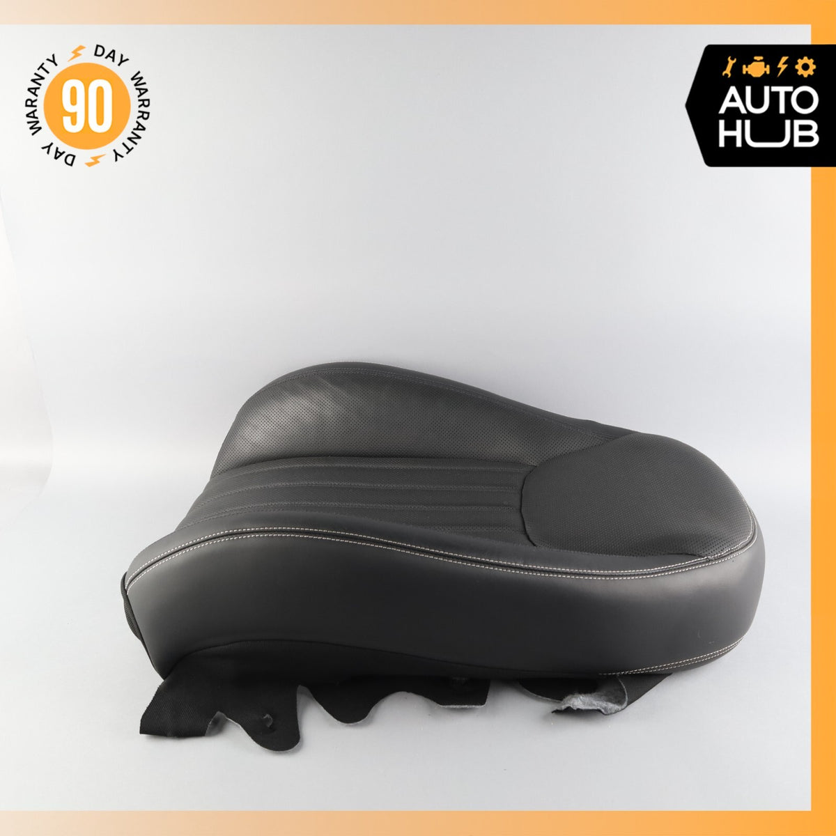 09-12 Mercedes R230 SL550 Top Upper Seat Cushion Right Side Nappa Black OEM 37k - photo 16