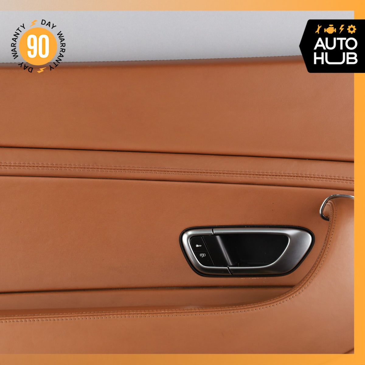 03-10 Bentley Continental GT Left Driver Side Interior Door Panel Brown OEM 53k - photo 5