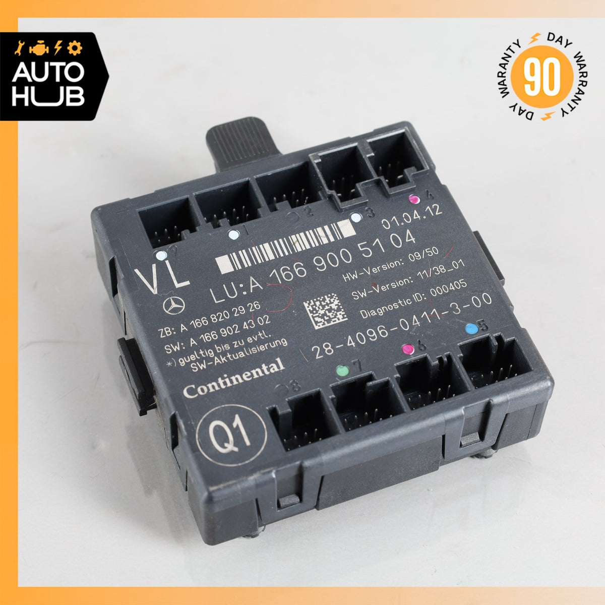 12-20 Mercedes W166 ML350 GLA250 Front Left Side Door Control Module OEM - photo 1
