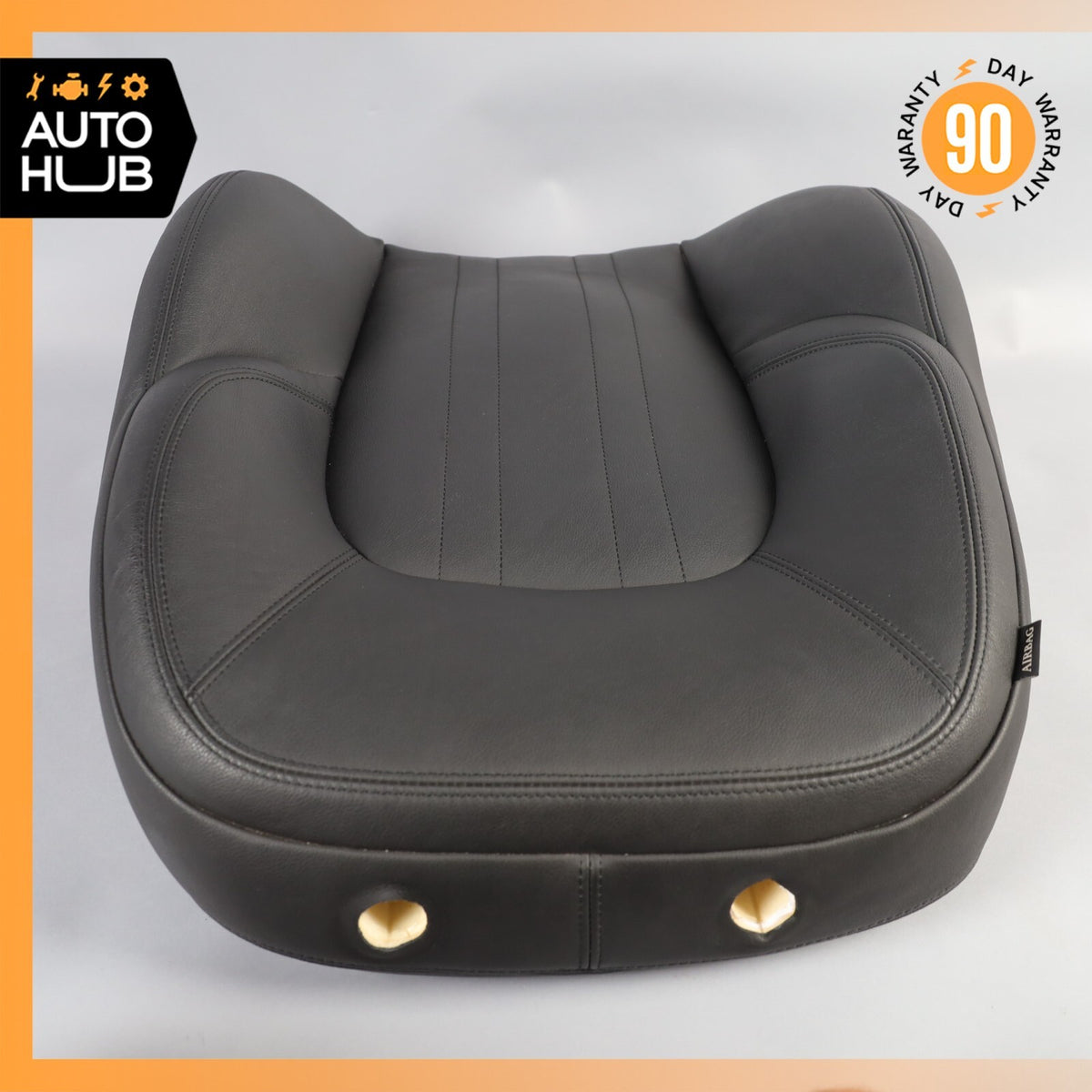 17-22 Maserati Ghibli M157 Front Right Top Upper Seat Cushion Black OEM 41k - photo 9