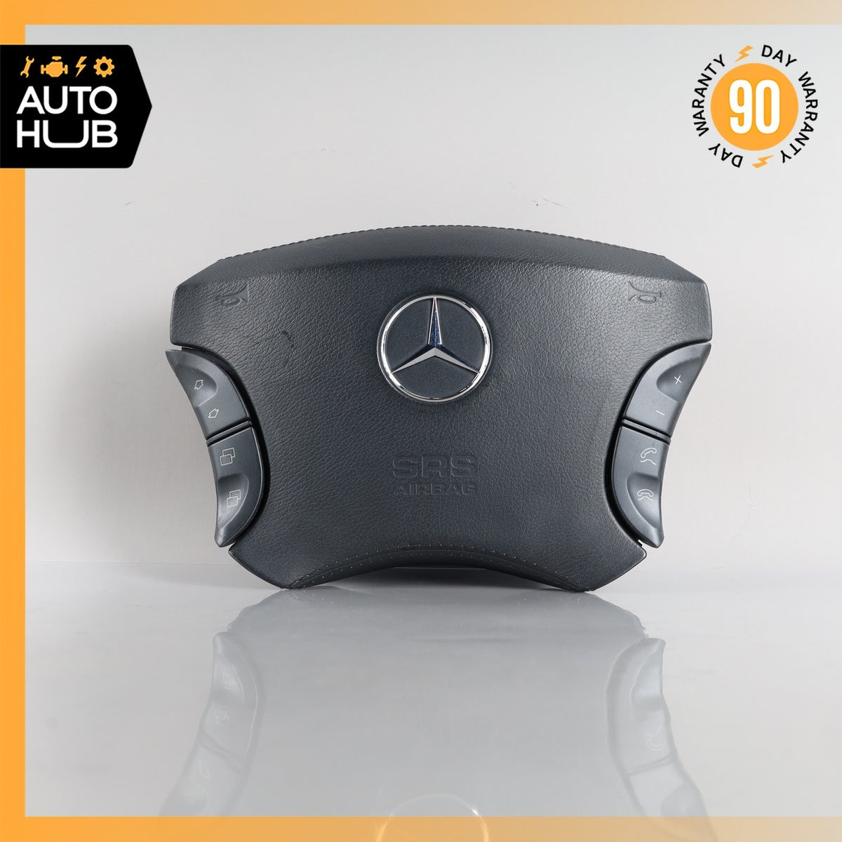 00-06 Mercedes W215 CL500 S350 CL55 AMG Steering Wheel Air Bag Airbag Black OEM - photo 2