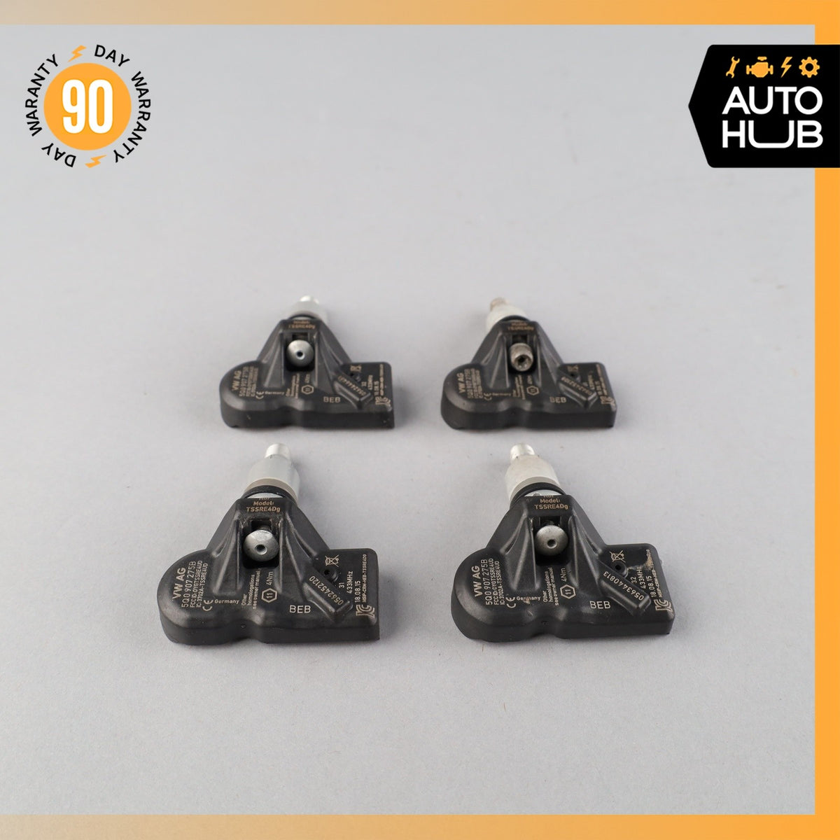Porsche Macan 95B Cayenne 958 TPMS Tire Pressure Sensor Set of 4 OEM - photo 6