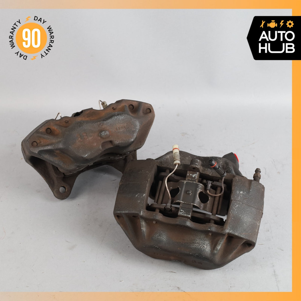 90-98 Mercedes R129 SL500 300SL SL320 Front Brake Calipers Left & Right Set OEM - photo 2