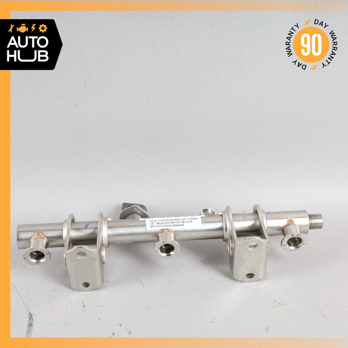 14-18 Porsche Macan Cayenne Fuel Injection Rail Line Left OEM 72k - photo 5