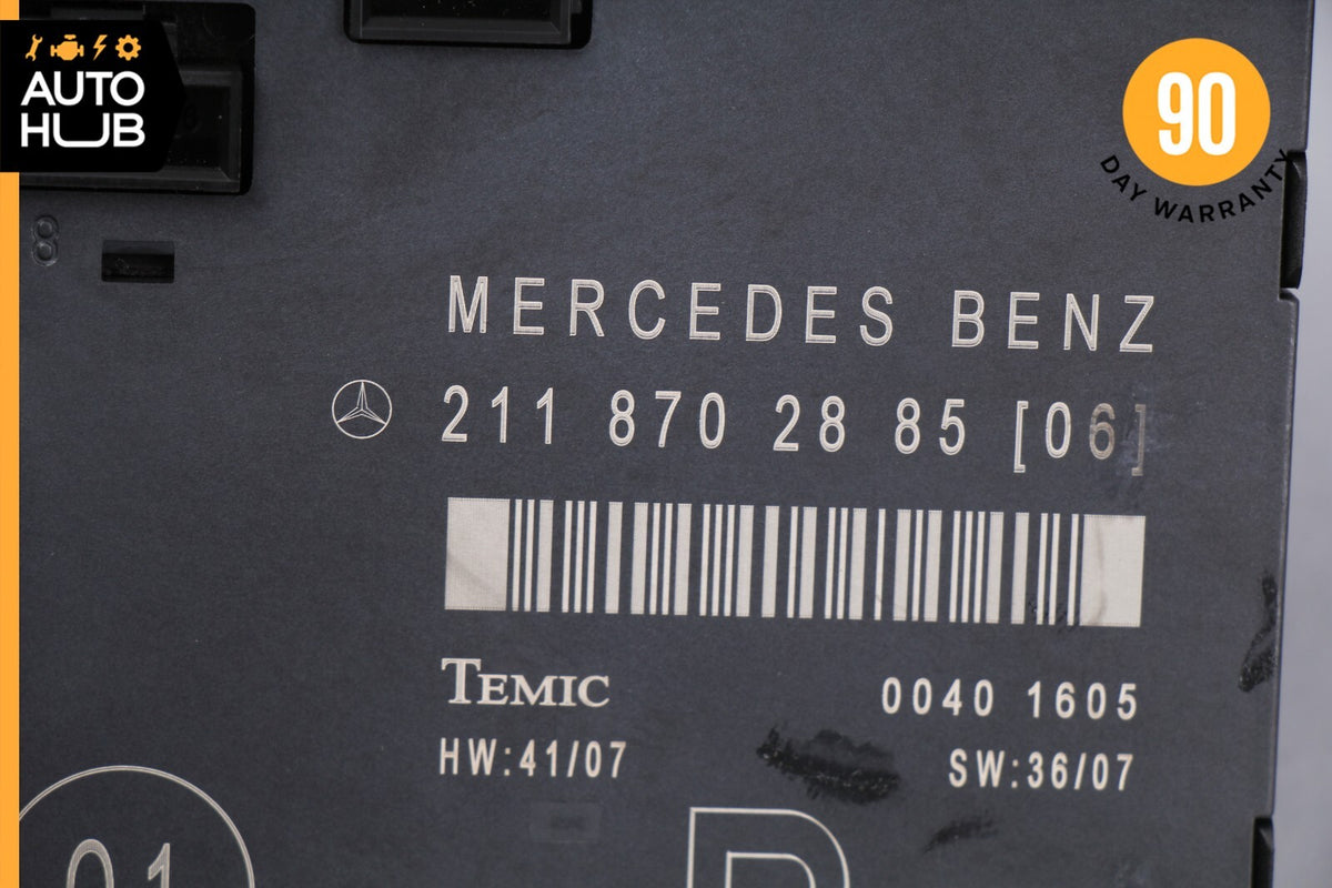 03-09 Mercedes W211 E550 E350 Front Right Passenger Door Control Module OEM - photo 11