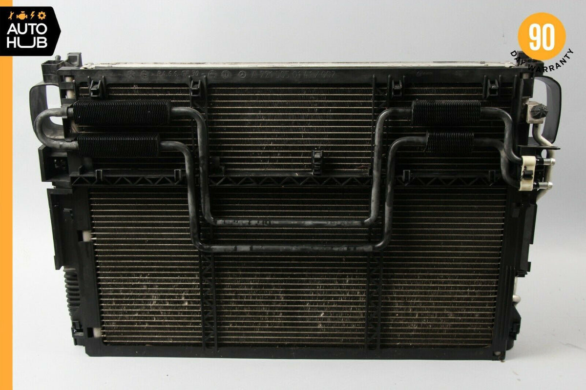 07-09 Mercedes W221 S550 CL550 Cooling Radiator AC A/C Condenser Oil Cooler OEM - photo 2