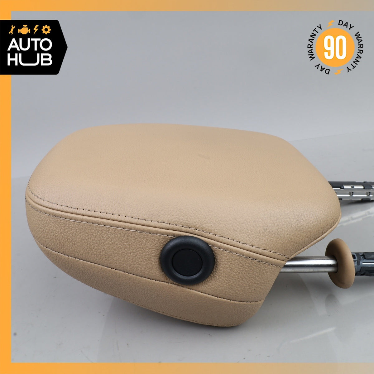 11-14 Porsche Cayenne 958 Hybrid S Front Right Side Headrest Head Rest Beige OEM - photo 17