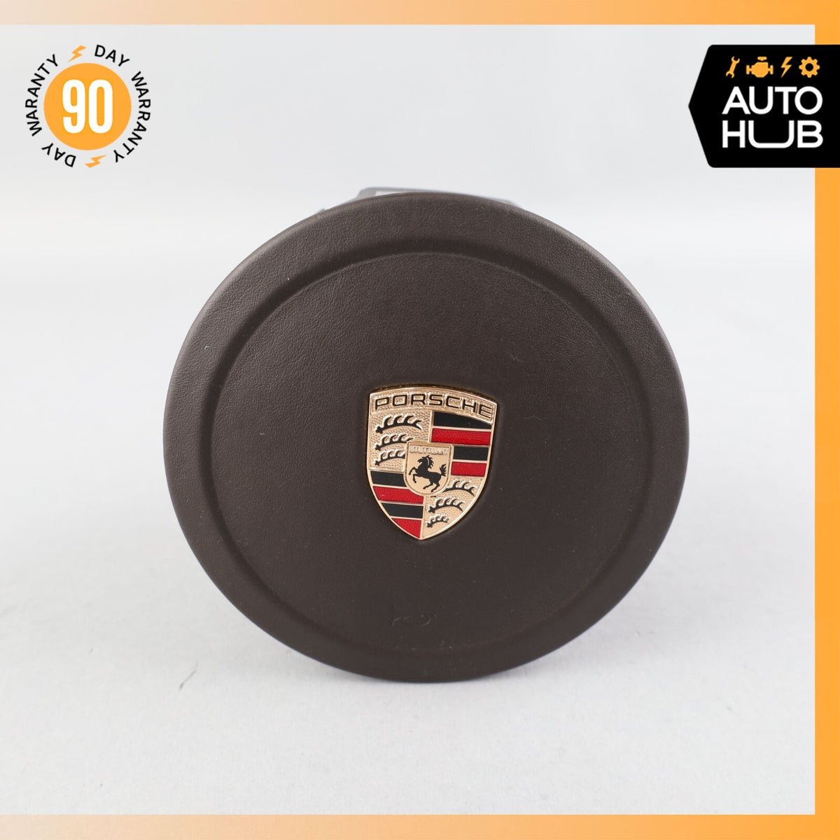 10-14 Porsche Cayenne 958 Panamera Steering Wheel Airbag Air Bag Leather OEM - photo 5