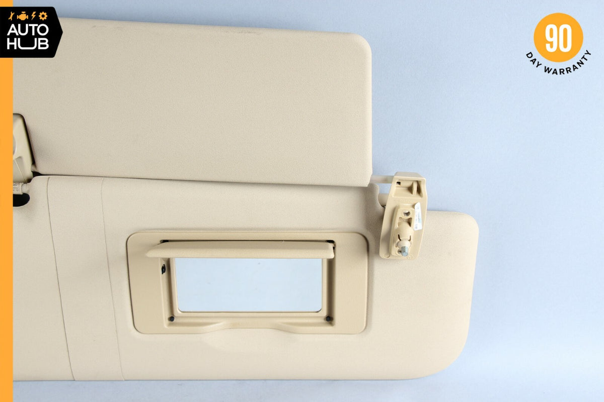 06-12 Mercedes X164 GL450 ML350 ML450 Sun Visor Sunvisor Right Side Beige OEM - photo 11