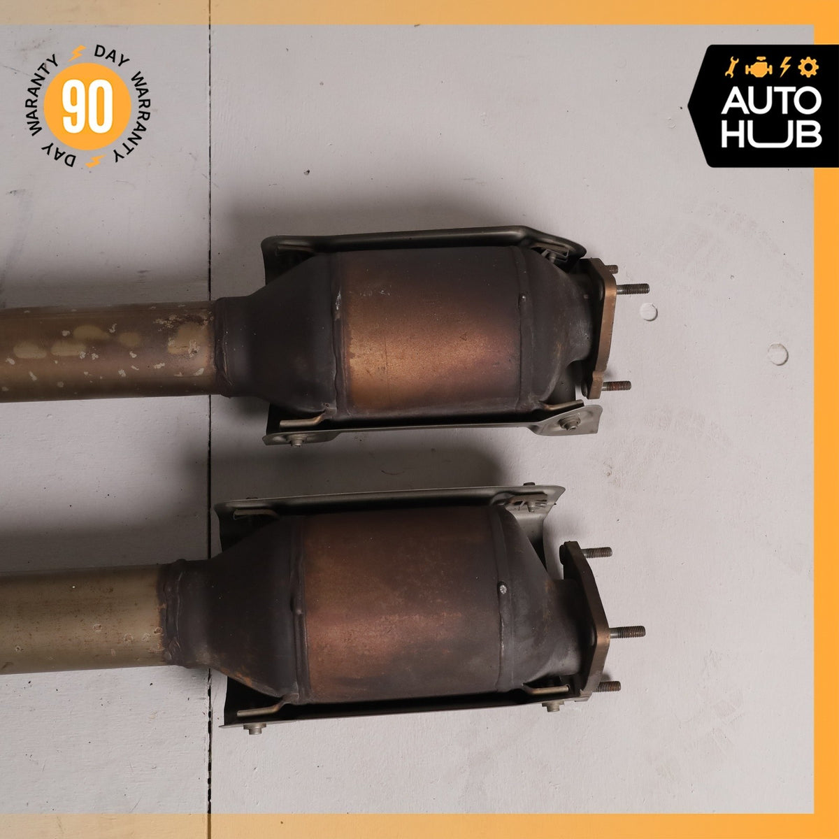 Bentley Continental Flying Spur Middle Exhaust Downpipe Left & Right Side OEM - photo 12
