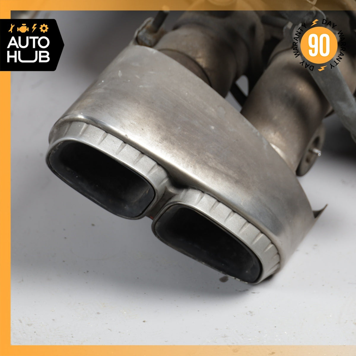 10-16 Porsche Panamera 970 Turbo Sport Exhaust Muffler Right & Left Set OEM 68k - photo 3