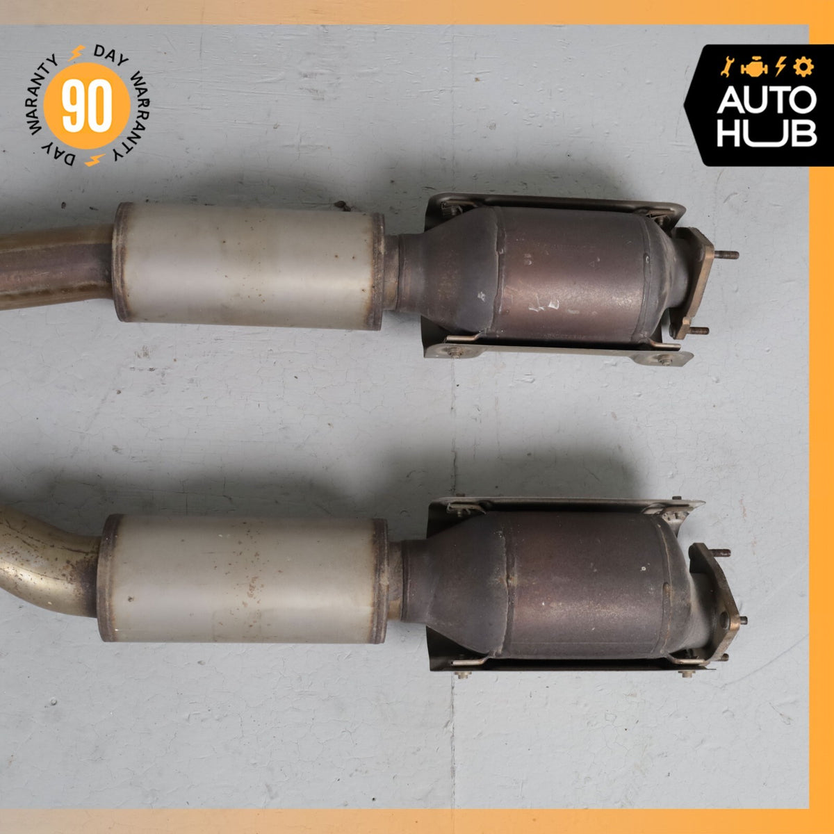 Bentley Continental GT 6.0L Middle Exhaust Downpipe Left & Right Side OEM - photo 10