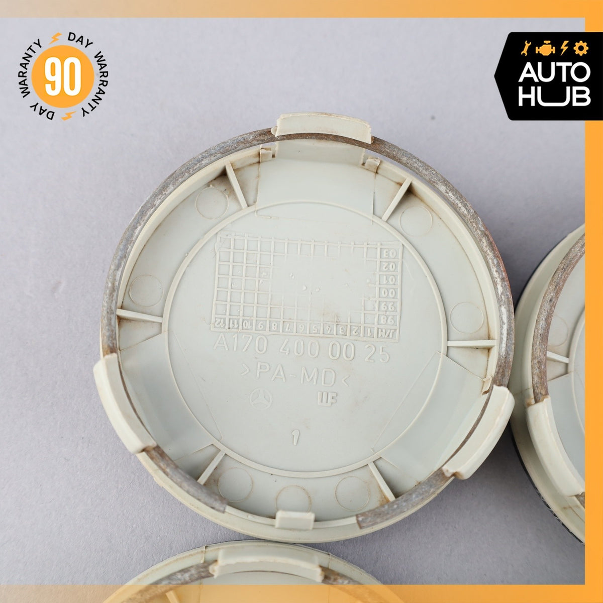 Mercedes R230 SL500 Wheel Center Cap Cover Set of 4 1704000025 OEM - photo 8