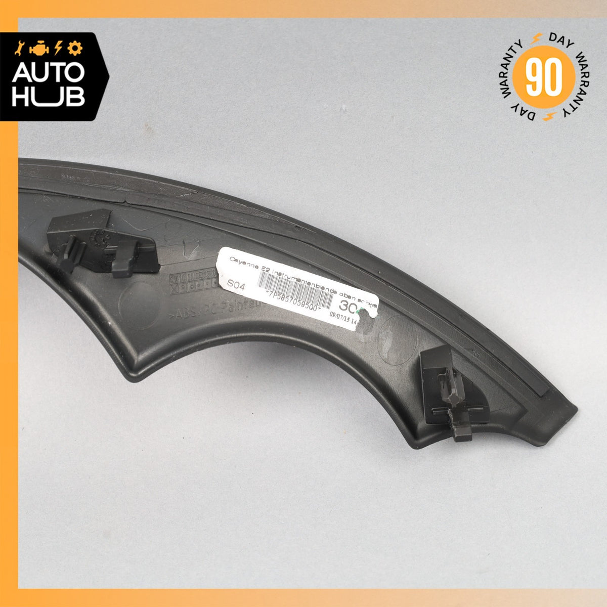 11-18 Porsche Cayenne 958 Dashboard Instrument Cluster Upper Bezel Black OEM - photo 8