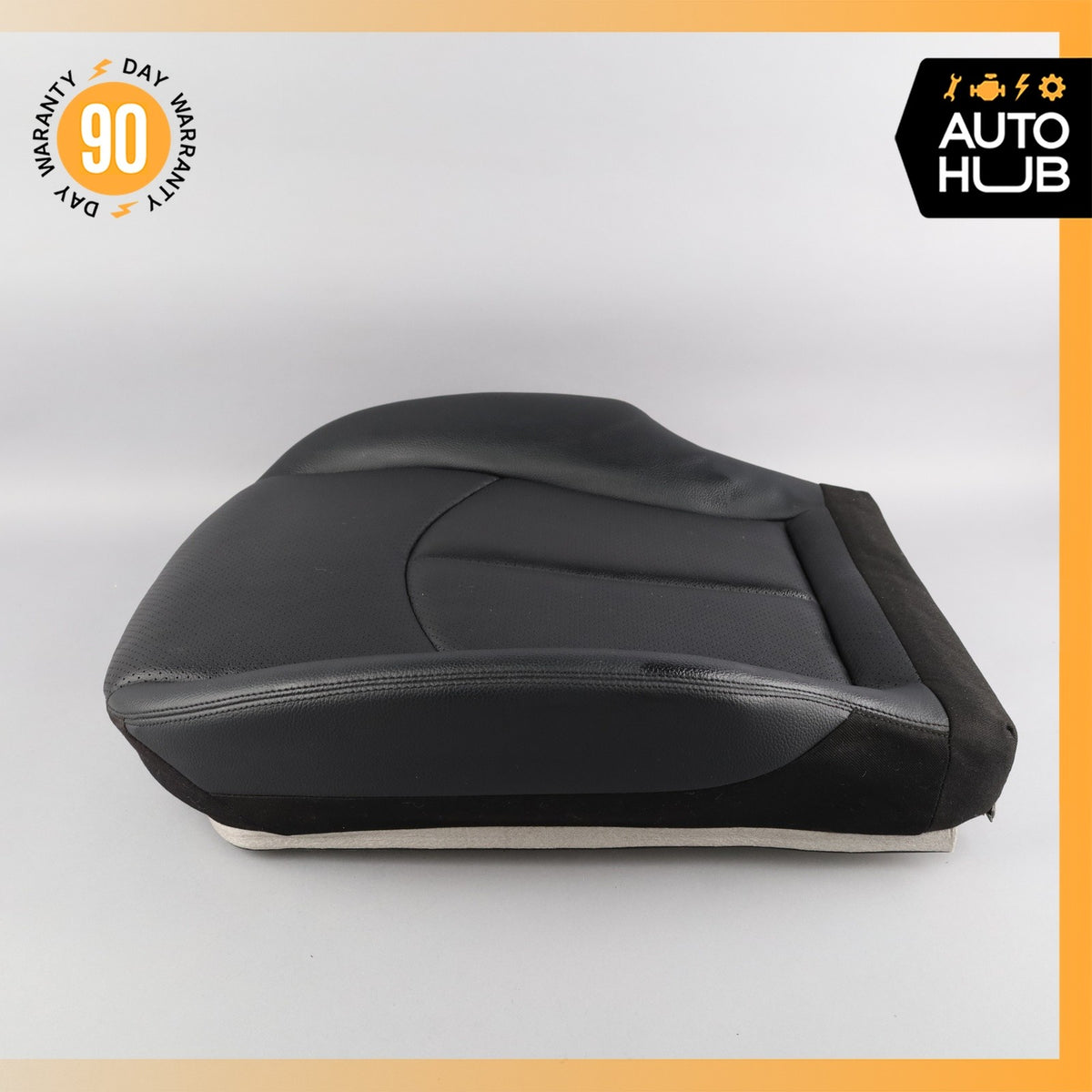 07-09 Mercedes W211 E320 E550 Front Right Bottom Lower Seat Cushion Black OEM - photo 17