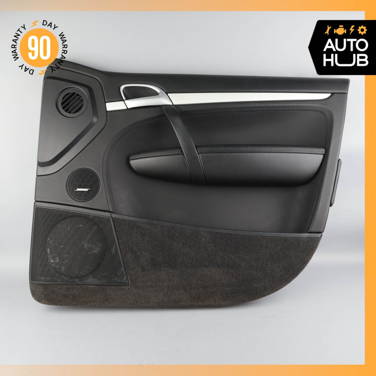03-06 Porsche Cayenne 955 Turbo Front Right Side Interior Door Panel Black OEM - photo 1