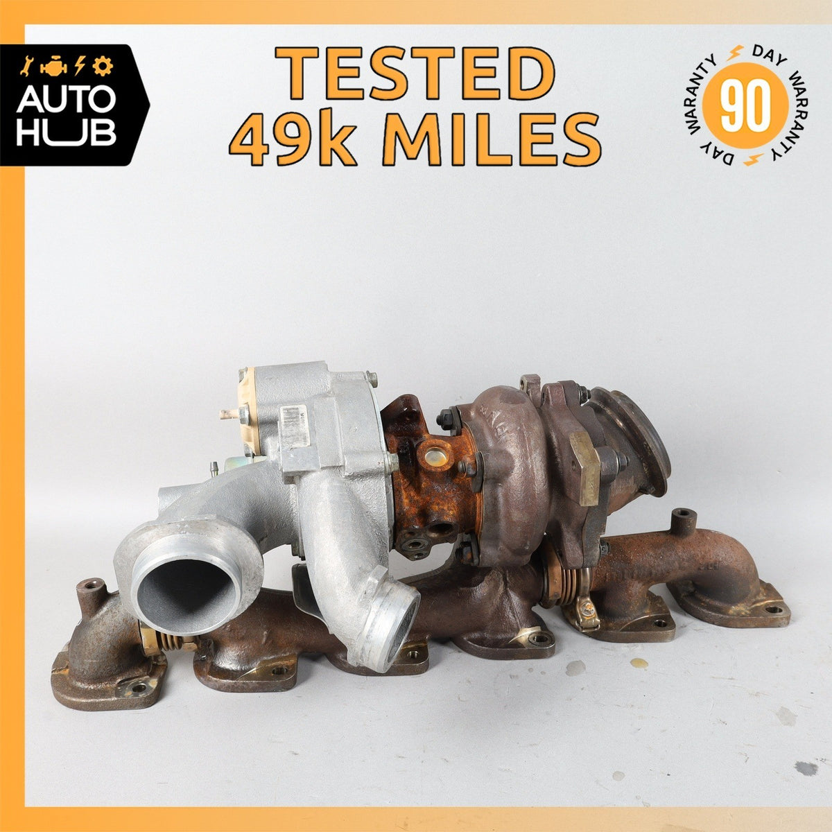 03-17 Mercedes W221 S600 SL600 M275 Turbocharger Turbo Manifold Right Side OEM - photo 1