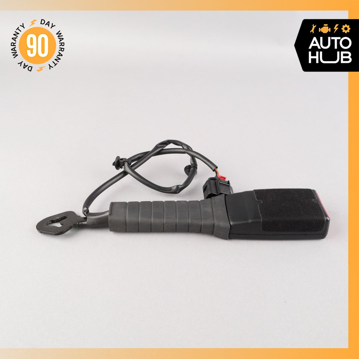 11-18 Porsche Cayenne 958 Front Right Seat Belt Buckle Black 7P0857756E OEM - photo 4